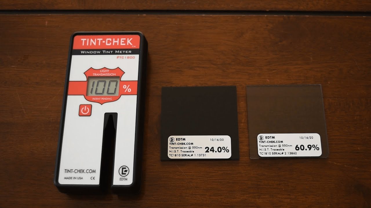 TC1800 Tint-Chek Window Tint Meter Calibration Standard Test