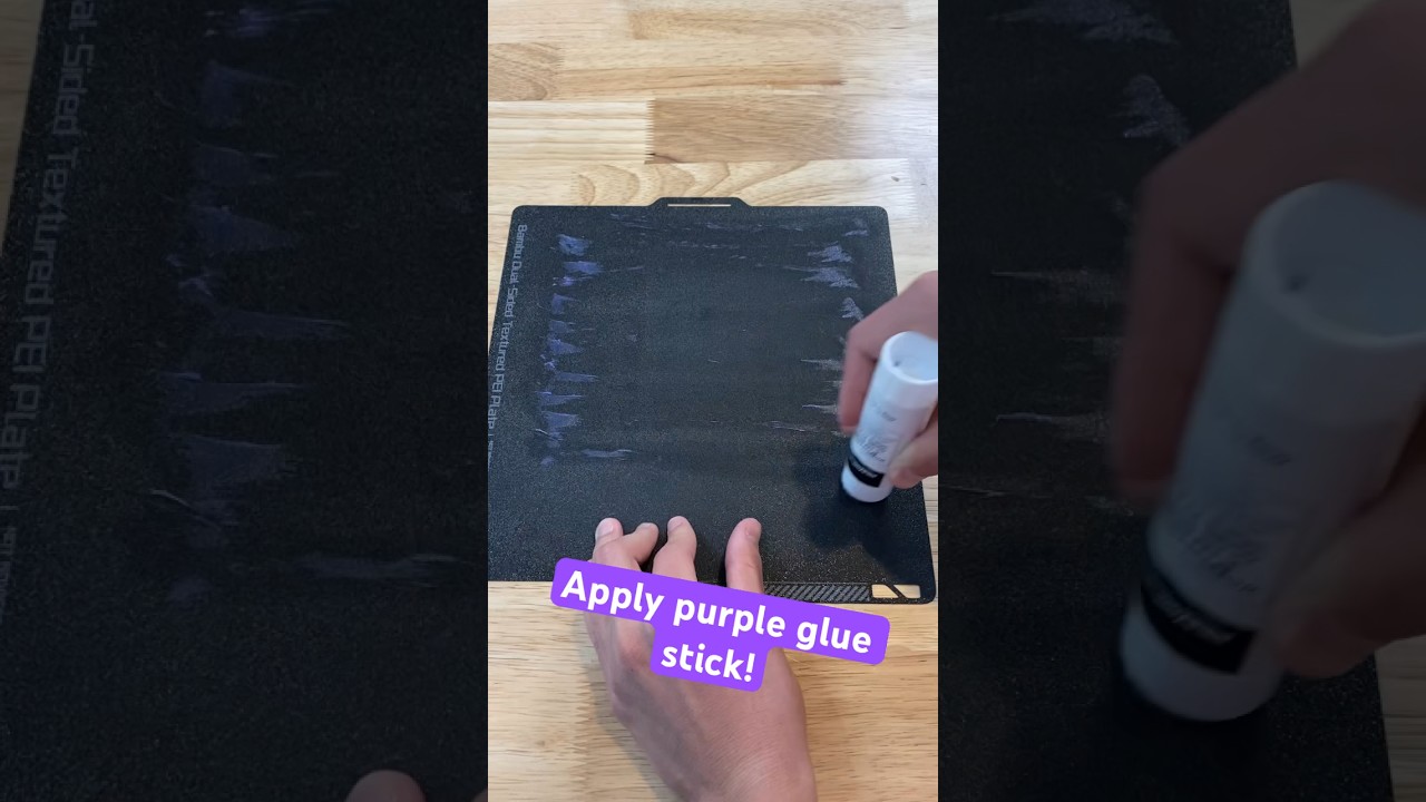 Do You Put Glue Stick On Your 3D Printer Build Plates? #shorts