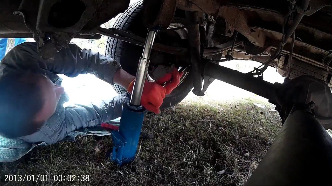 Как заменить рессору в поле? Sprinter 315 в дороге лопнула рессора