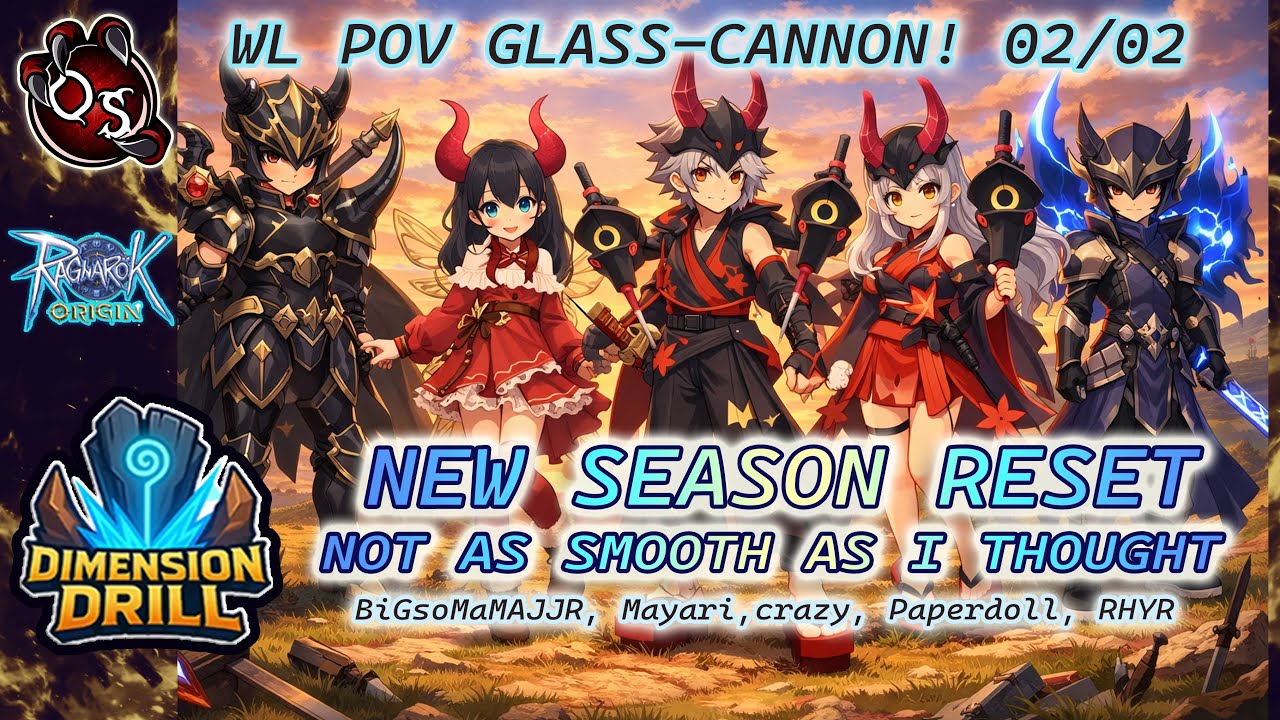 NEW SEASON RESET! DIMENSION DRILL 02/02 CRAZY - RAGNAROK ORIGIN GLOBAL
