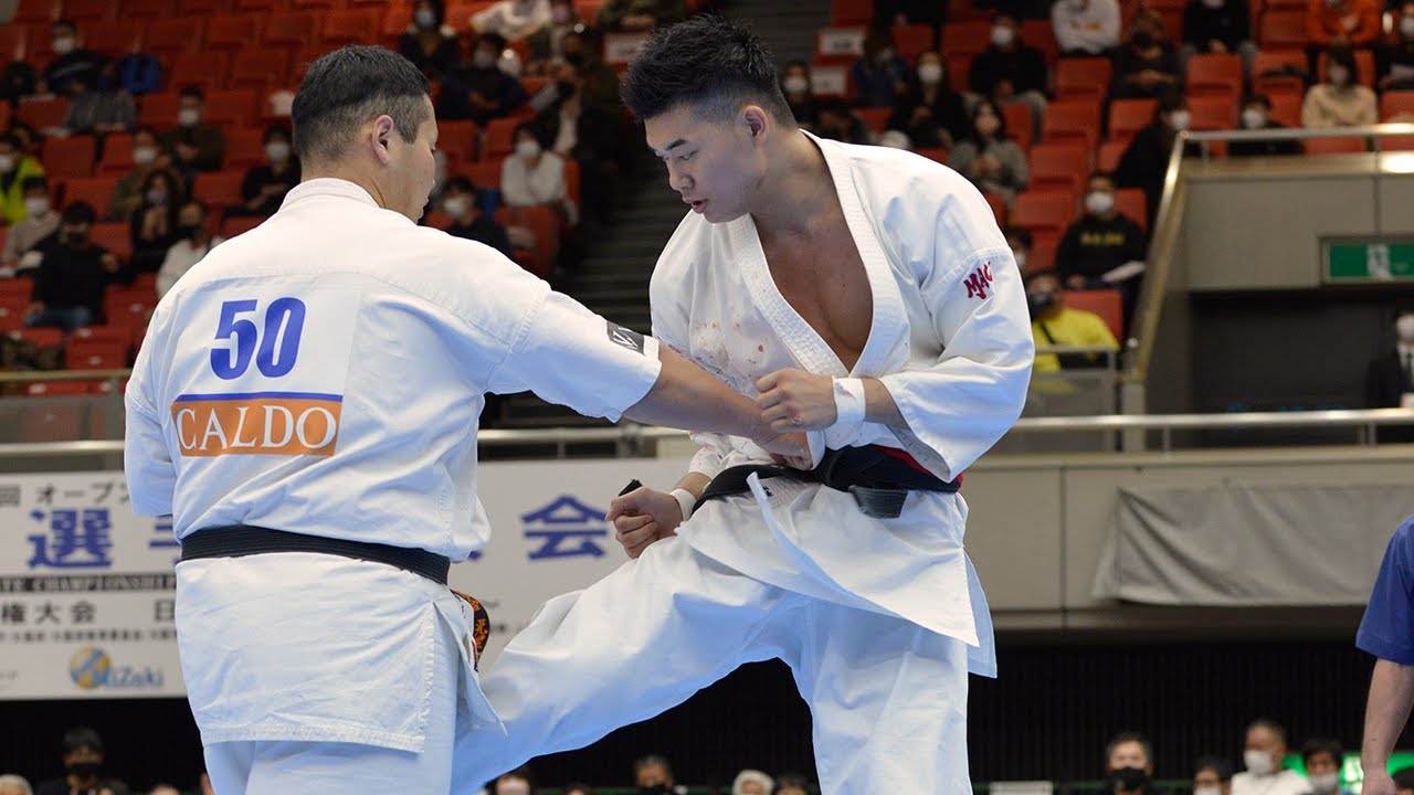 【新極真会】第53回全日本大会　男子４回戦　後藤vs落合　SHINKYOKUSHINKAI KARATE