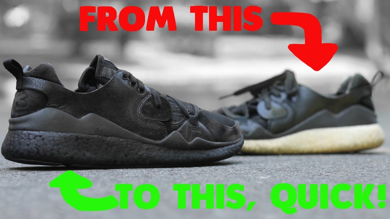 Quickest and Easiest way to black out BOOST midsoles!