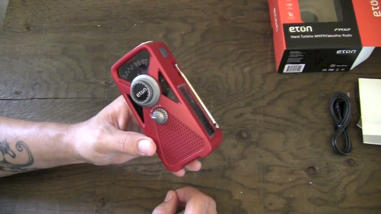 Eton FRX2 Hand Turbine Powered AM/FM Weather Radio