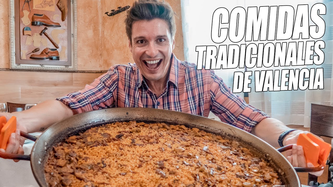 COMIDA VALENCIANA lo m&aacute;s RICO 🐽 Paella o Gazpacho Manchego