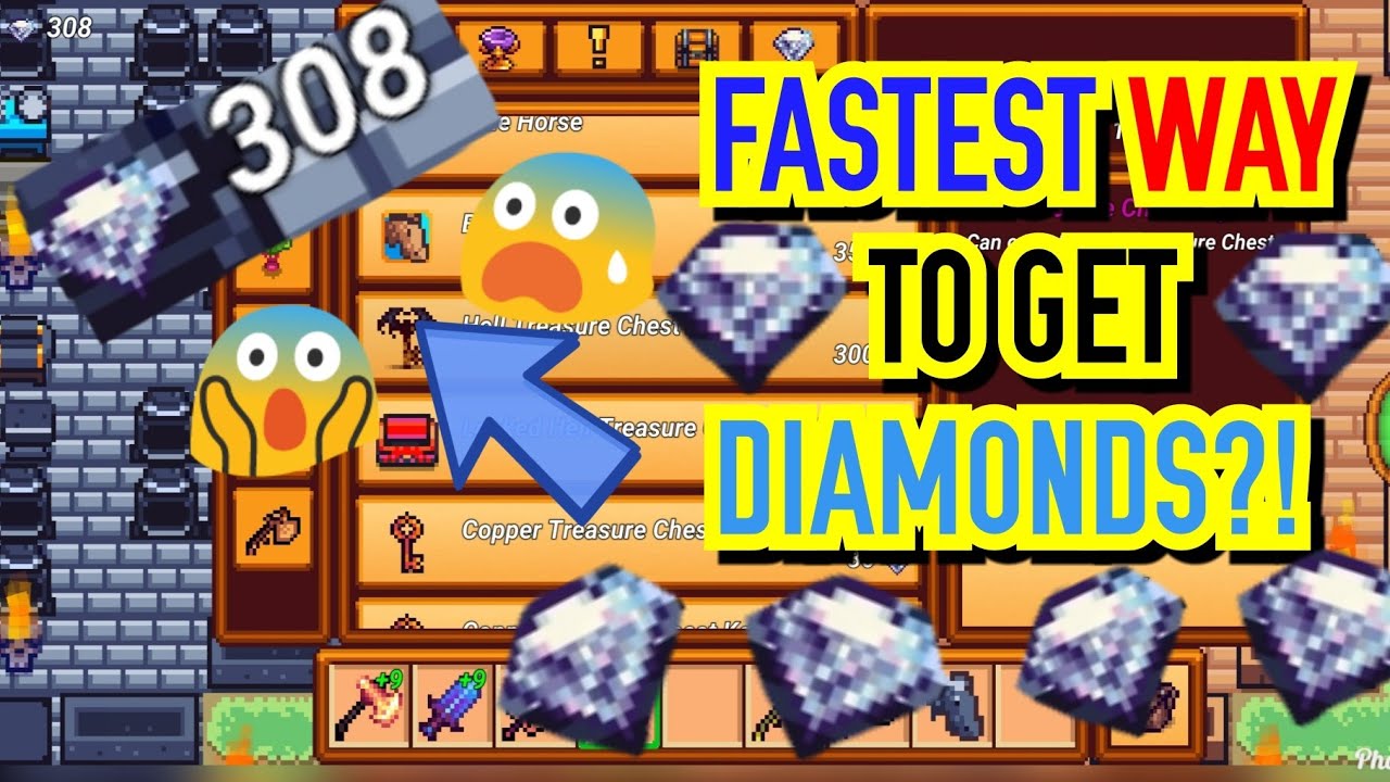Pixel Survival Game 3 - Most Efficient Way to get Diamonds faster!