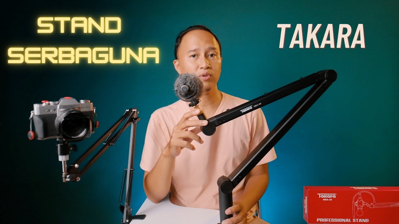 Takara MBA-30 /40 / 50 Professional stand ga pake mahal ! Solusi buat foto flat lay + mic stand !
