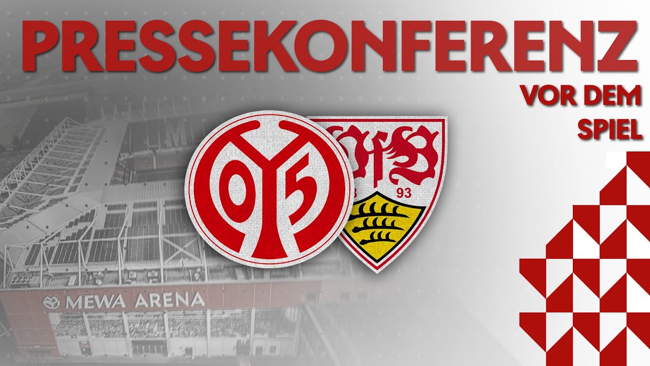Die PK vor dem Spiel gegen Stuttgart | #05ertv | #M05VFB | Saison 2021/22