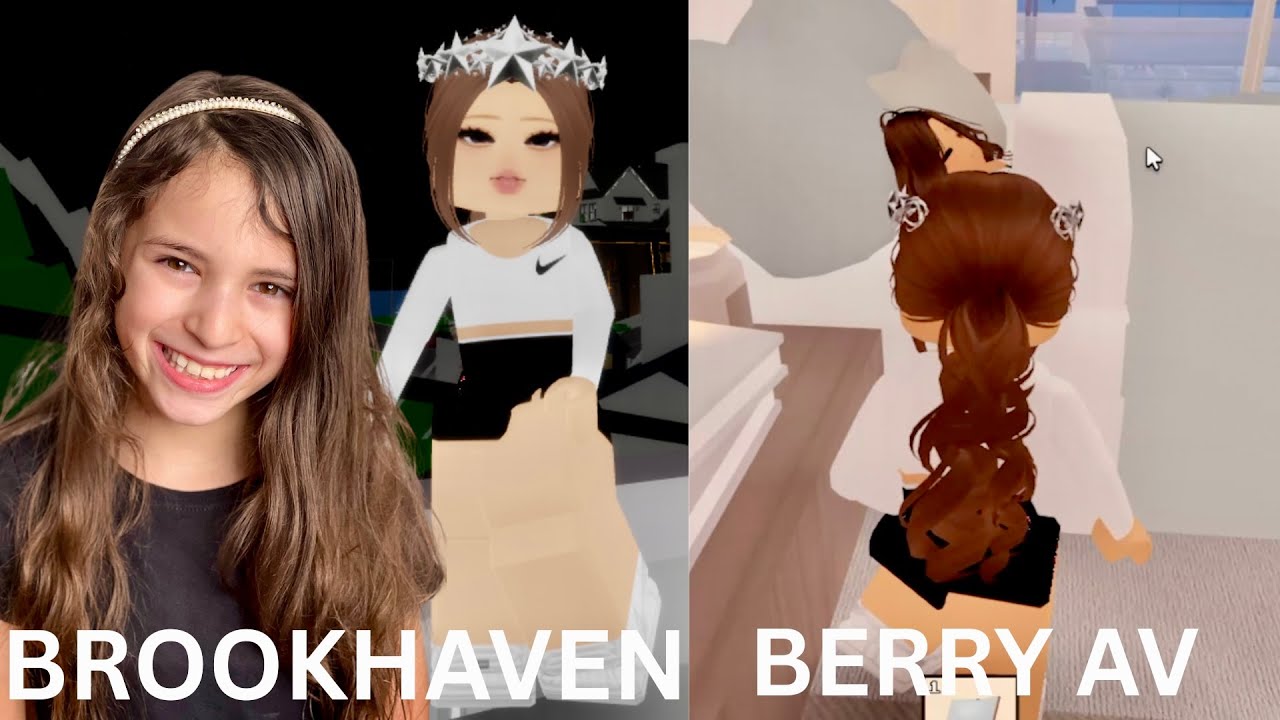 Roblox Брукхейвен 🏡 RP: Я поехала из Брукхейвена на Берри-авеню, чтобы навестить свою больную луч...