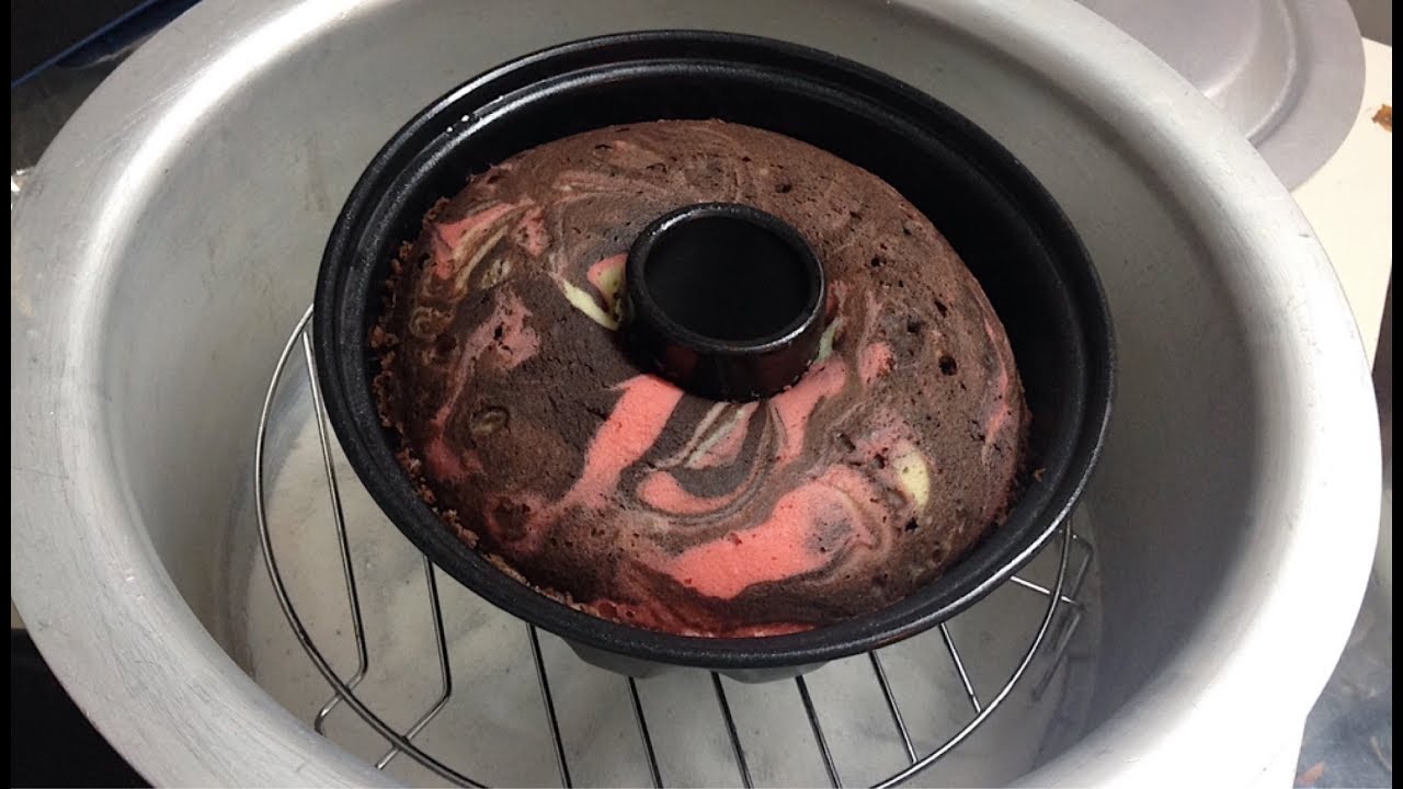 How to Make Marble Cake Without Oven | Super Soft Marble Cake In Vessel