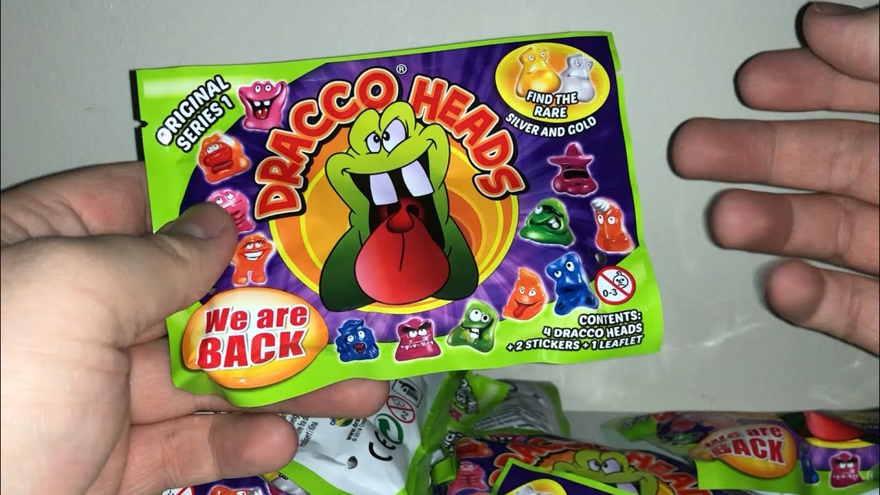 Opening 10 Dracco Heads mystery packs