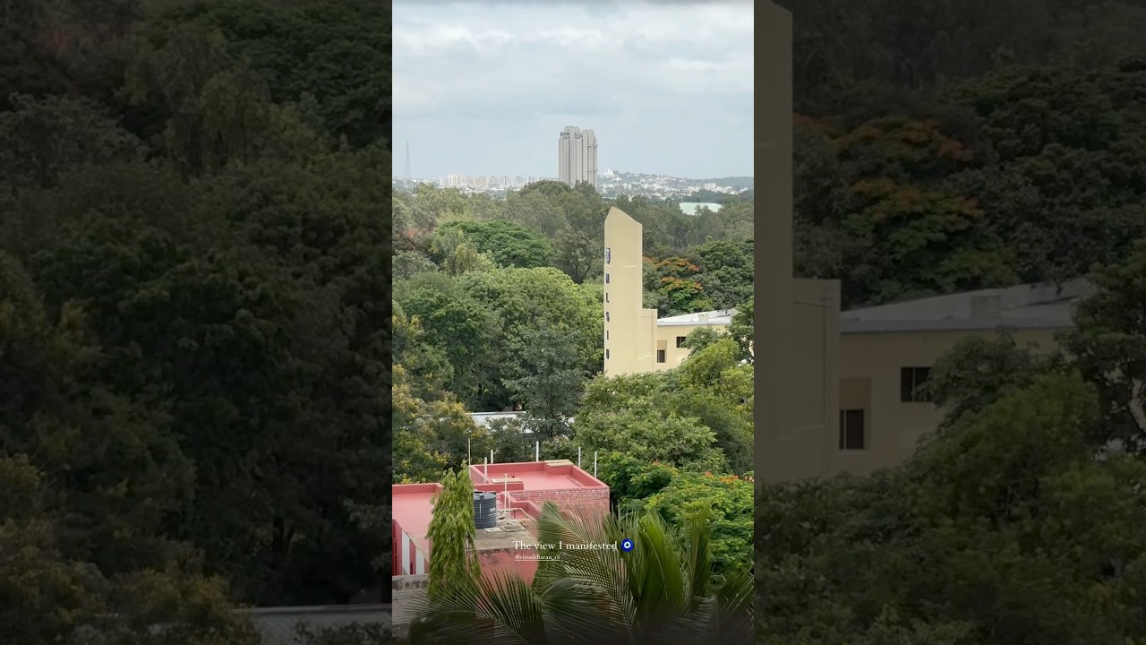 The view I manifested - NLSIU Bengaluru || #shorts #nlsiu  #vinodcharan
