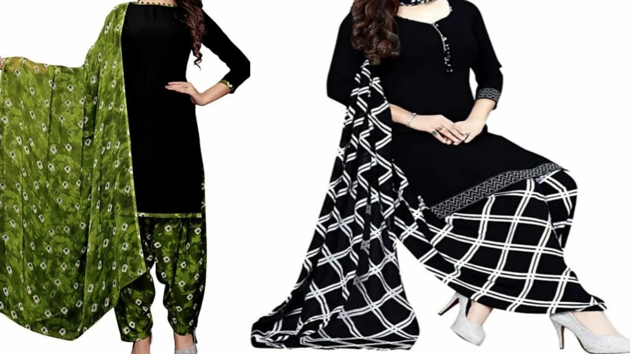 Daily wear cotton suit salwar design.