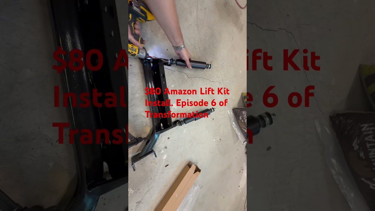 $80 Amazon Golf Cart Lift Kit Install &ndash; EZGO TXT | Golf Cart Transformation Episode 6