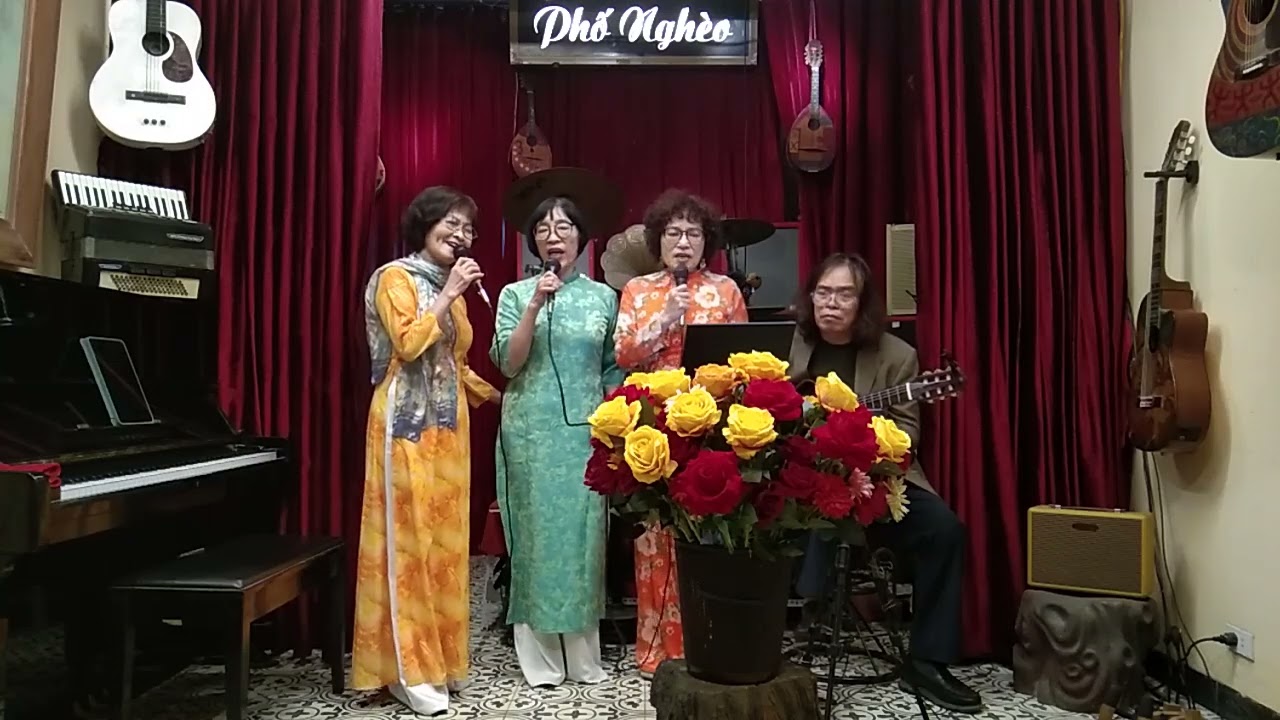 Thúy Lan, Nguyễn H Giang, Trang Trần - Mấy nhịp cầu tre - Hoàng Thi Thơ  (22-1-26- Guitar Đỗ Huấn)