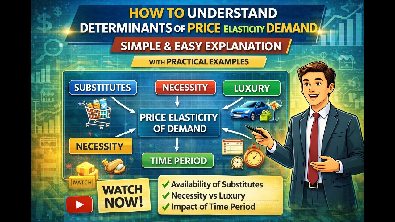 Determinants of Elasticity of Demand | Easy Explanation with Examples