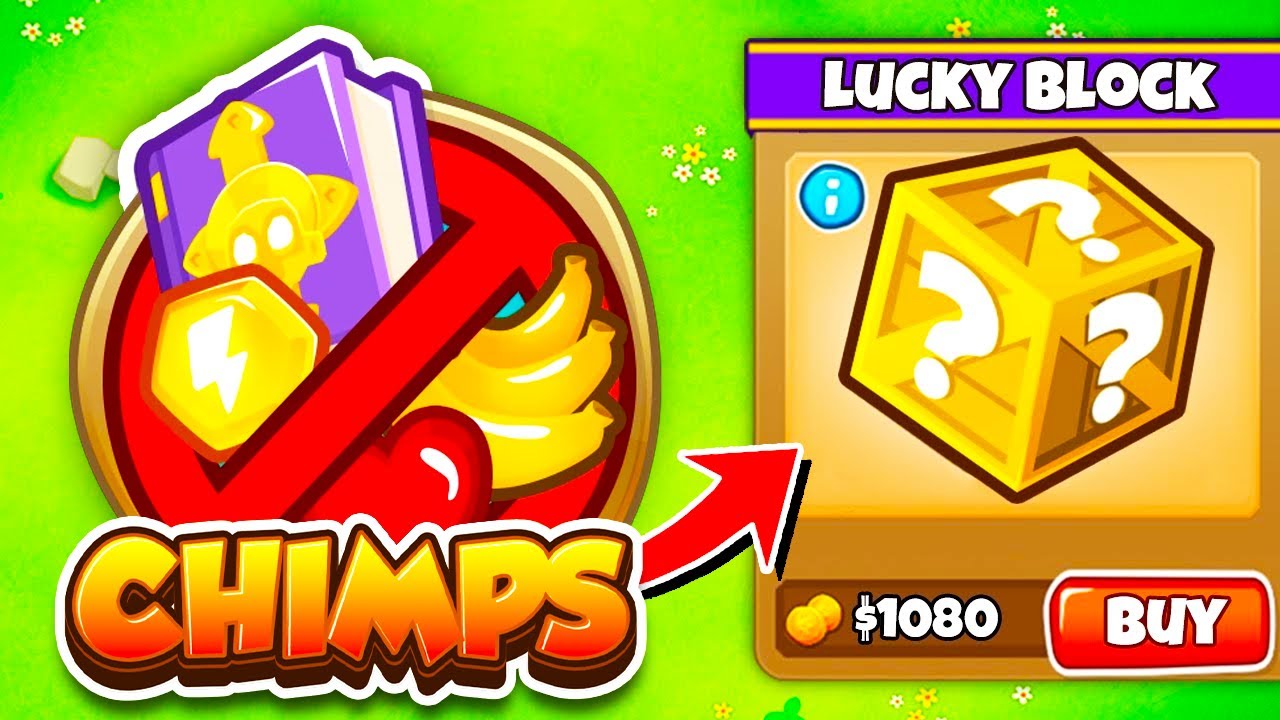 MONKEY LUCKY BLOCKS vs  CHIMPS (BTD 6)