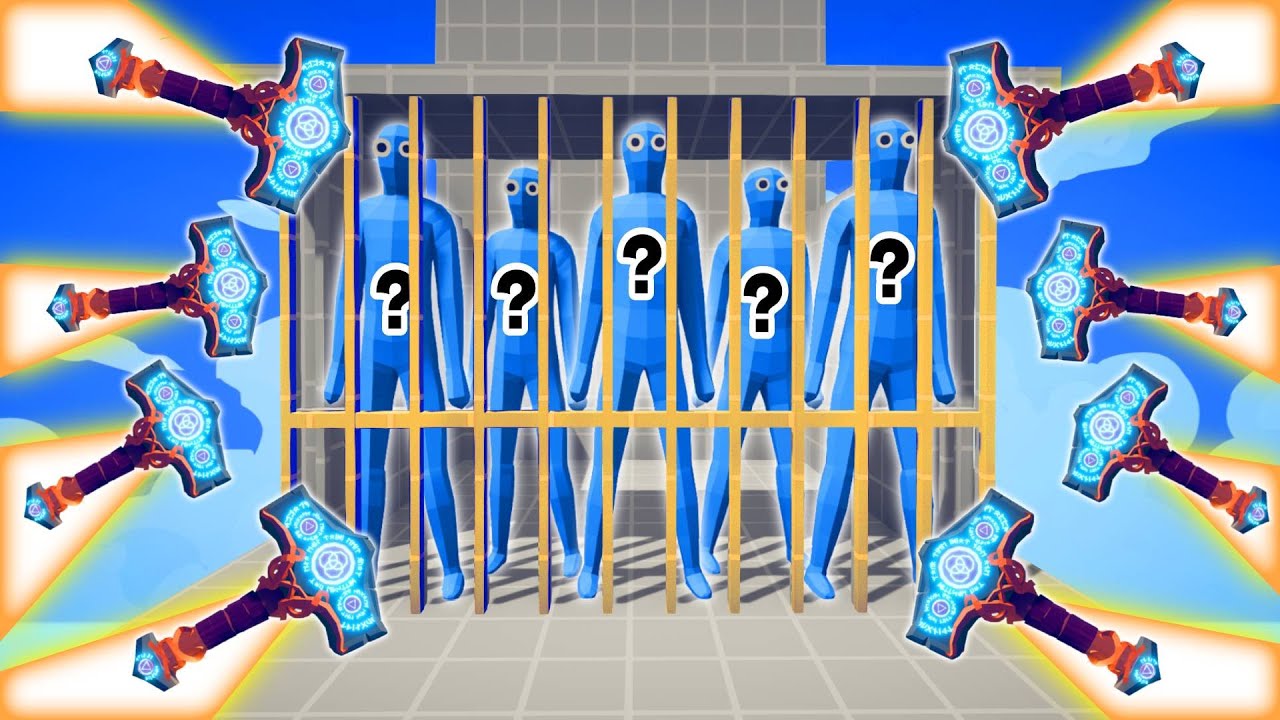 RANDOM UNIT in PRISON VS EVERY RANGED UNIT | TABS - Totally Accurate Battle Simulator