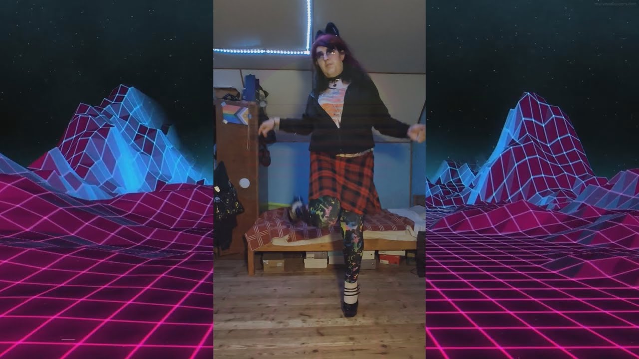 Caramelldansen dance routine cover, FULL original slower song :3