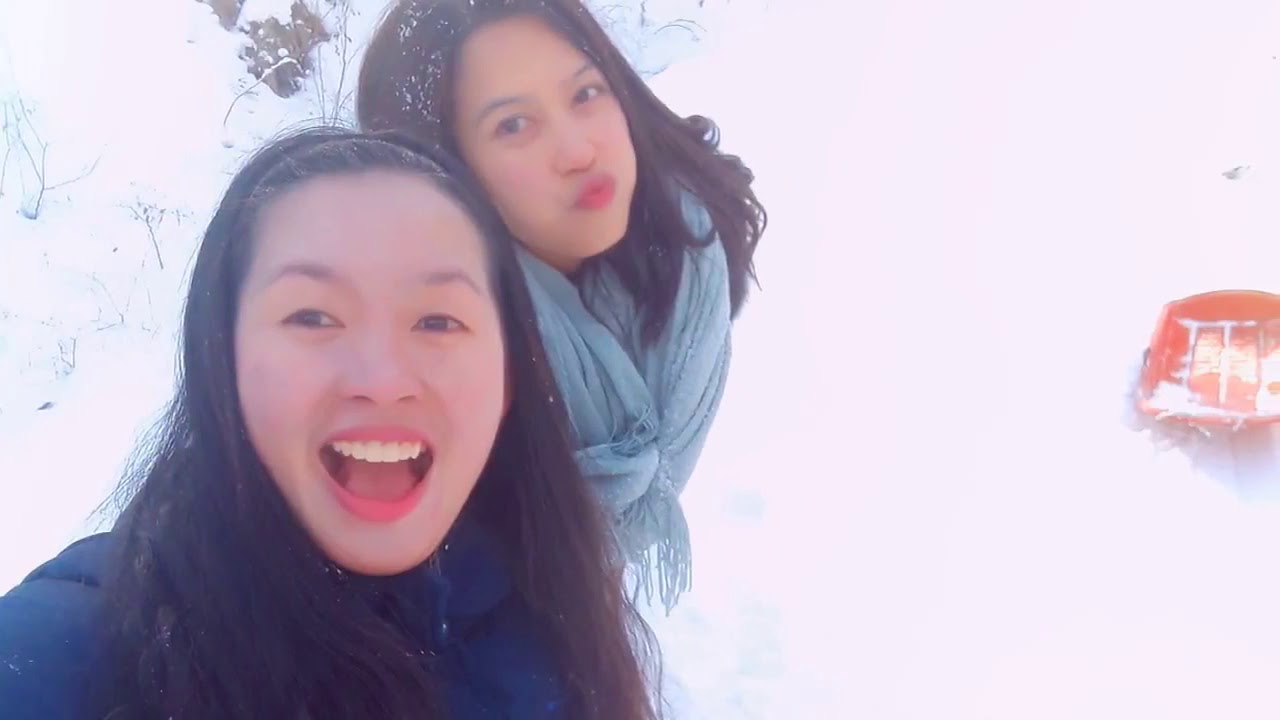 SLEDDING FOR THE FOR THE FIRST TIME!