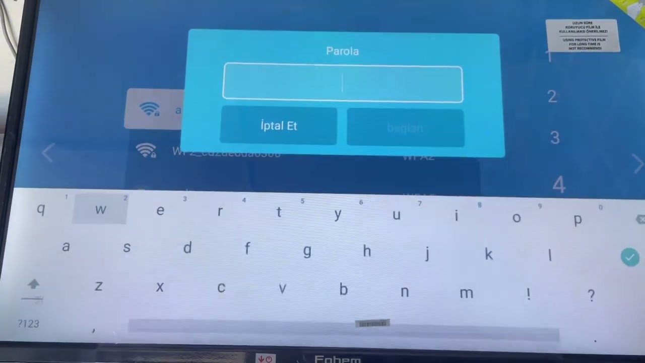 FOBEM Android Tv kanal yükleme