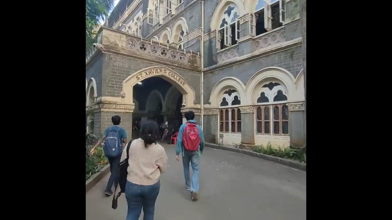 st Xavier's Mumbai first' vlog going clg for mumbar to cst 