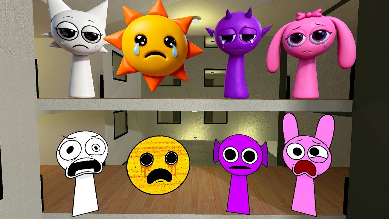 Sad Sprunkies 4K Want to Return All the 4K Babies to the No Parts Sprunkies Hotel