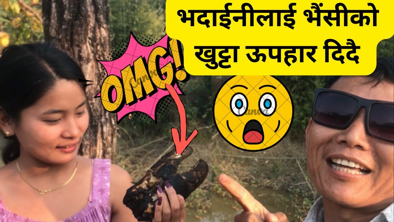 भदाईनीलाई भैंसीको खुट्टा ऊपहार दिदै 17 February 2026