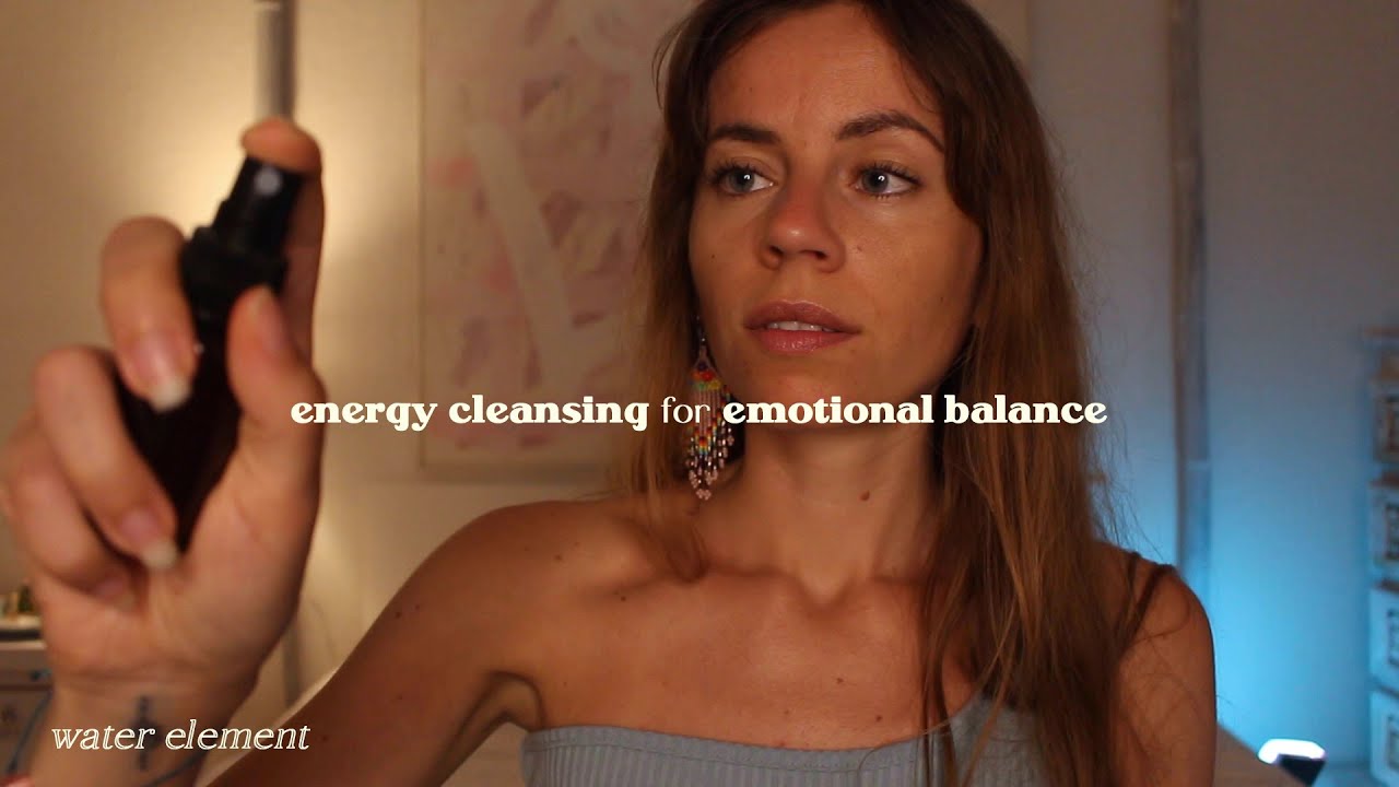 ASMR REIKI for emotional balance ☯︎ energy cleansing visualisation | water element, hand movements