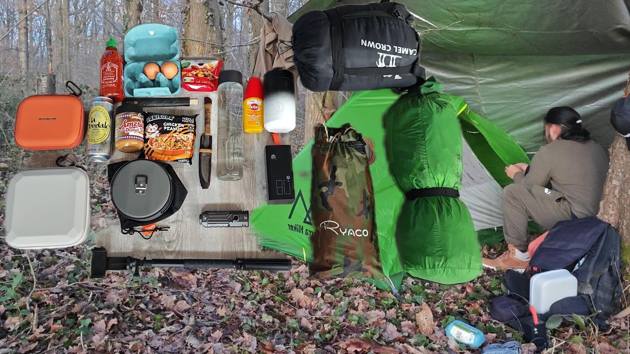 BIVOUAC EN FORET - NO TALKING - SILENT MODE ASMR