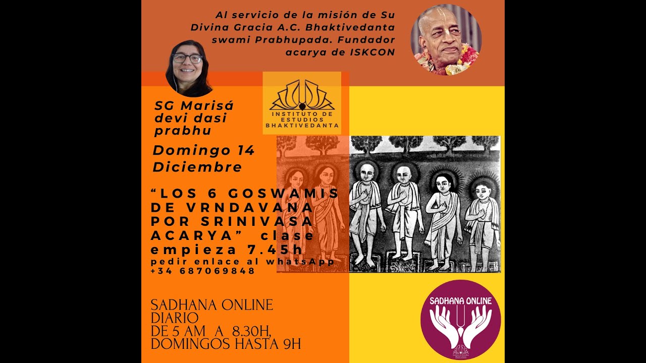 6 GOSWAMIS DE VRNDAVANA por Marisá devi dasi prabhu