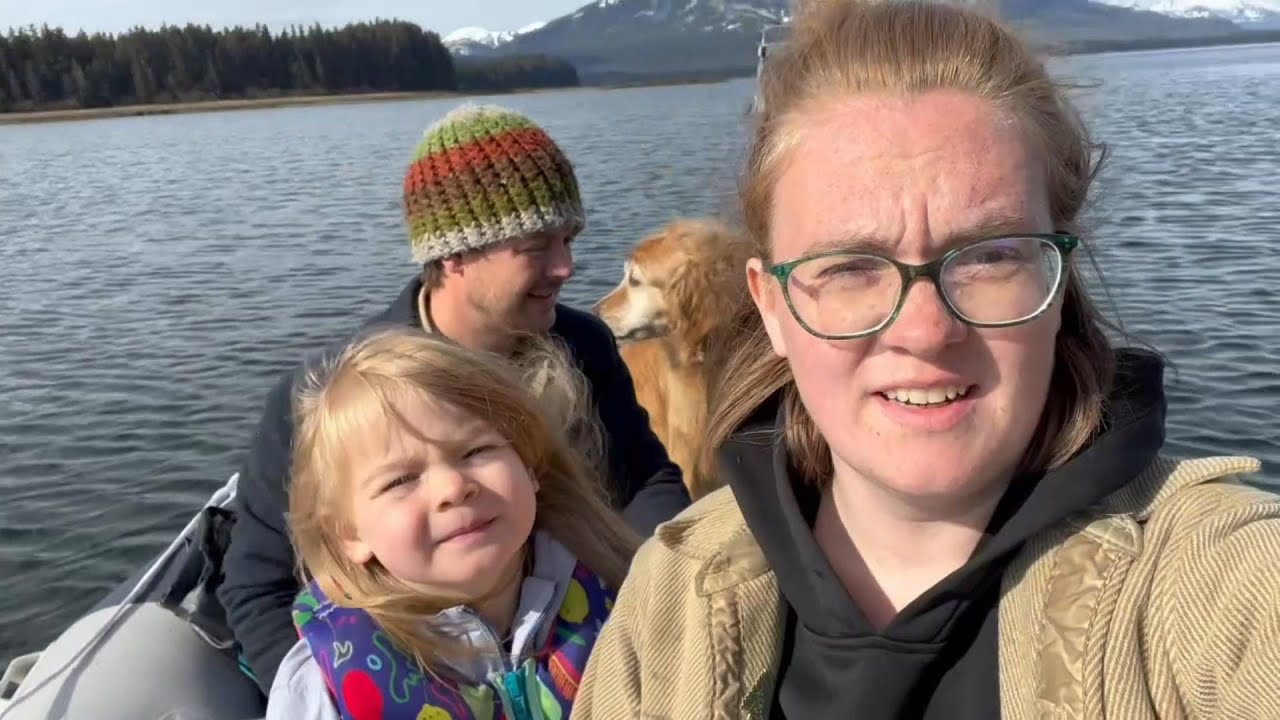 Morning at our Remote Island - Family Wall Tent Camp in Alaska