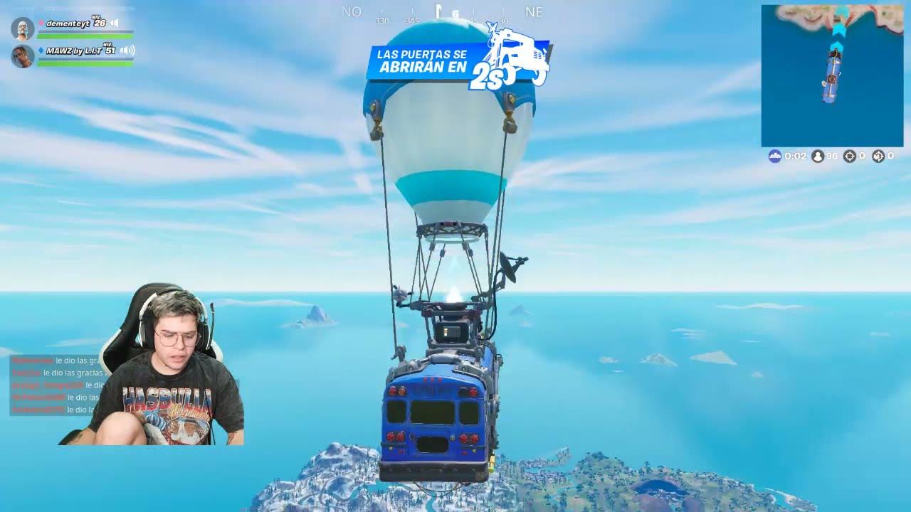 EL DEMENTE JUEGA FORTNITE CON LIT KILLAH Y MÁS AMIGOS Y BUS SIMULATOR (STREAM COMPLETO)