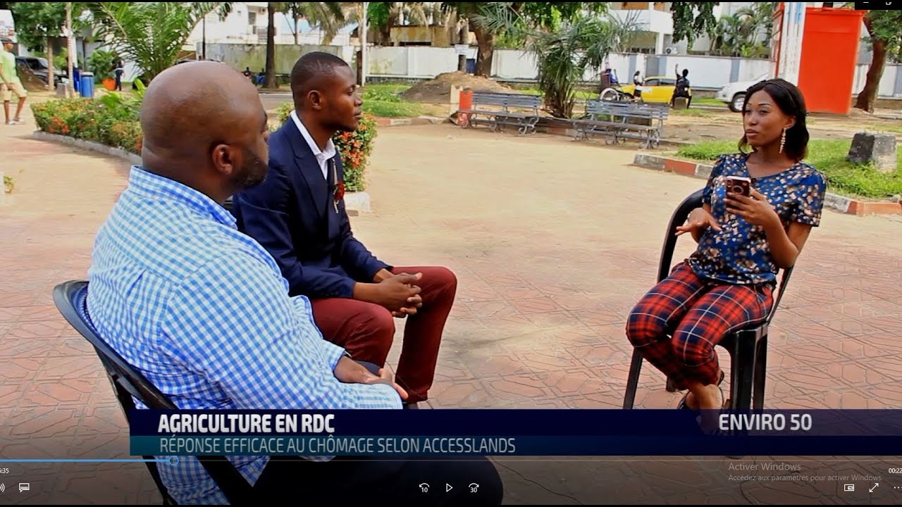 AGRICULTURE EN RDC : REPONSE EFFICACE AU CHOMAGE SELON ACCESLANDS