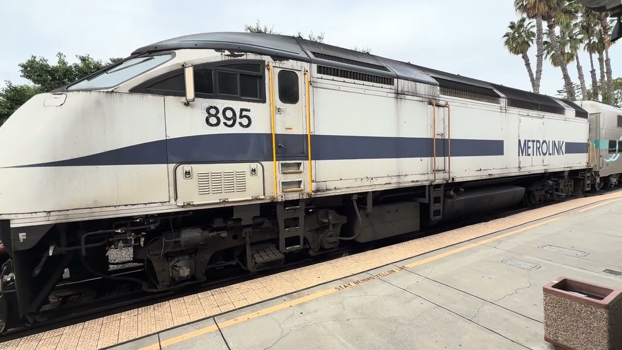 1/6/26 Pre: MP36PH #895 METROLINK M608 LOS ANGELES UNION STATION to OCEANSIDE.