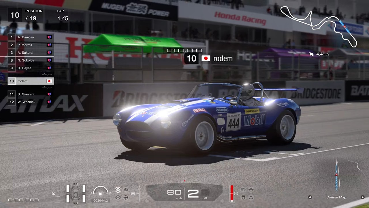 GT7 激遅太郎はコブラで遊ぶ。鈴鹿サーキット - 2026_2_24