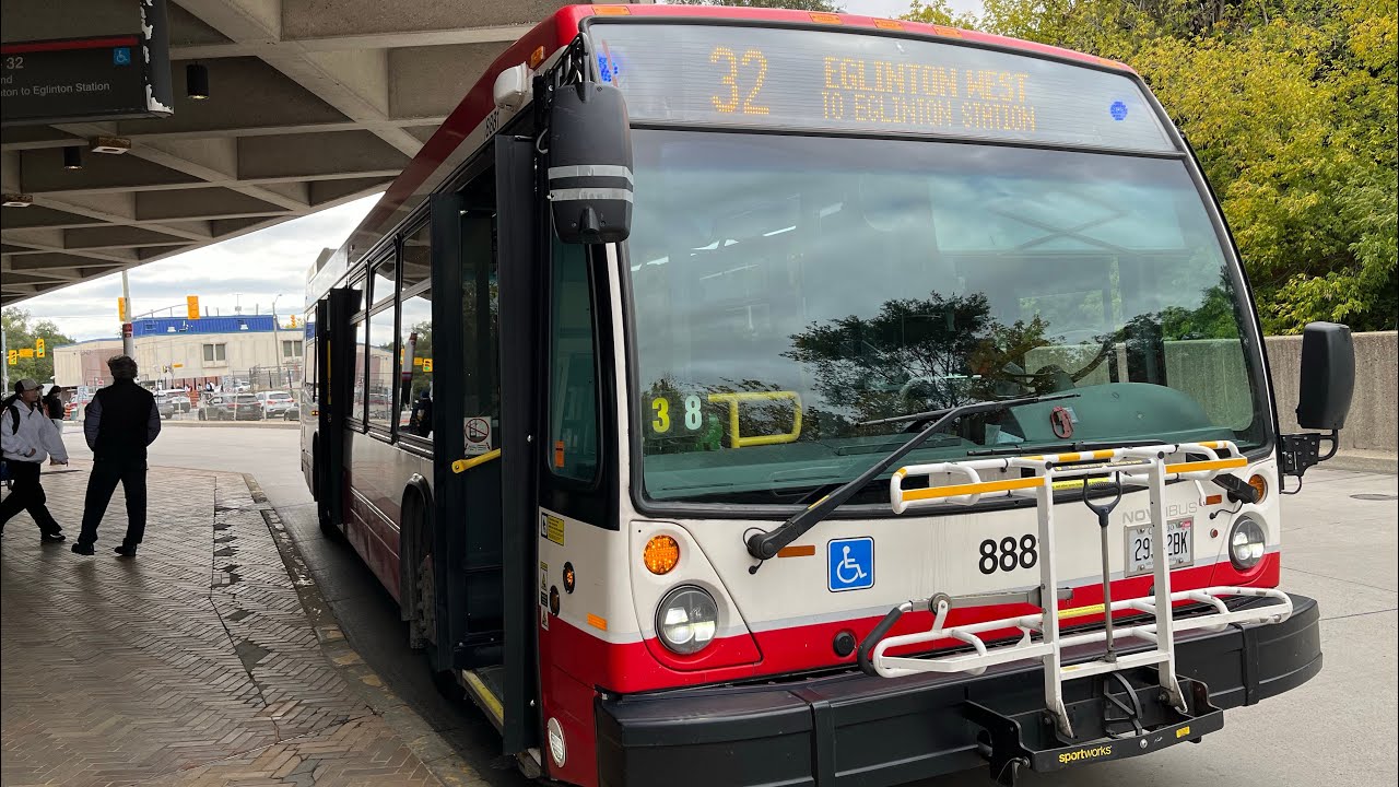 Super Rare TTC 2017 Nova Bus LFS Ride on Route 32 Eglinton West! 9/28/2022
