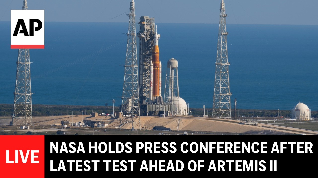 LIVE: NASA holds press conference after latest test ahead of Artemis II mission