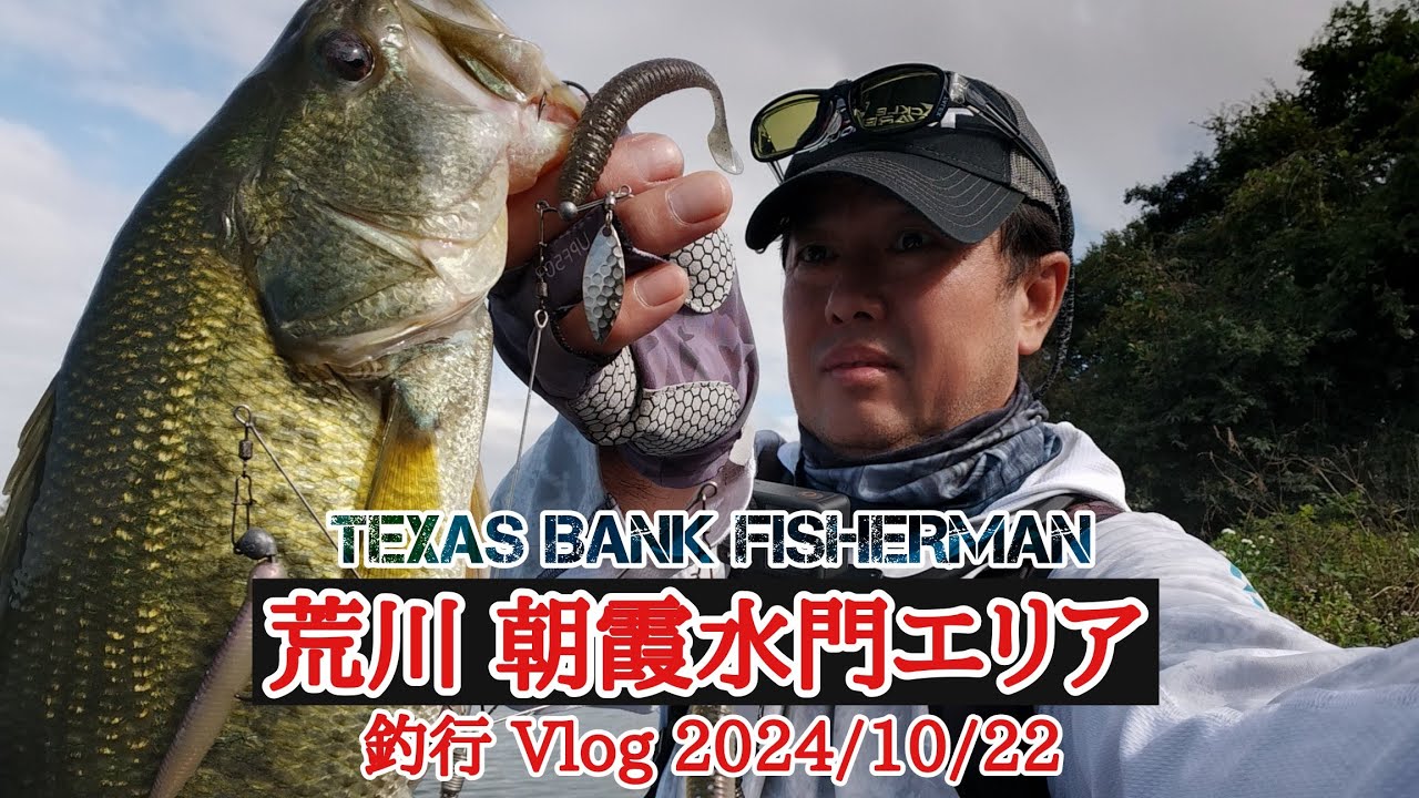 【実釣動画】荒川朝霞水門エリア釣行 Vlog 2024/10/22 幻の荒川ラージマウスバス @usbaits
