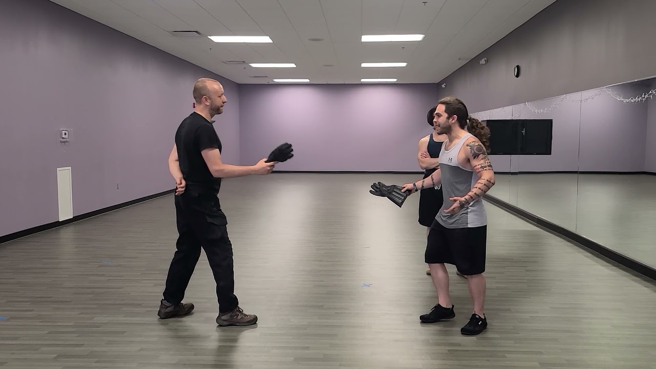 Fencing Footwork Drill: The Glove Game