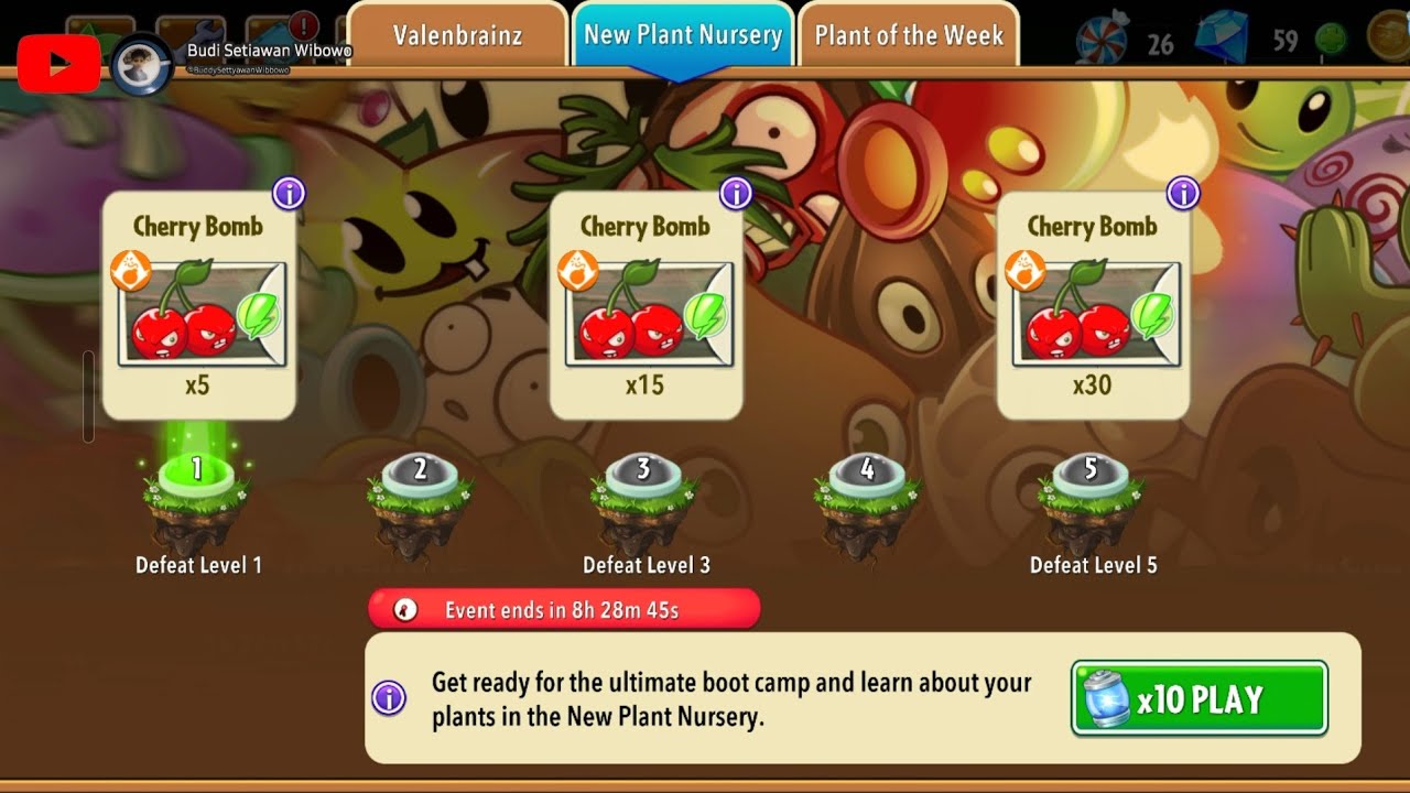 Eps.Cherry Bomb - Plants Vs Zombie 2