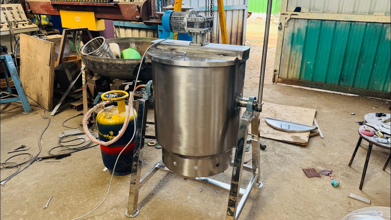 Gas Operated Bulk Milk Cooker | Milk Boiler | Milk Pasteuriser | Coimbatore | JMS INDUSTRIES