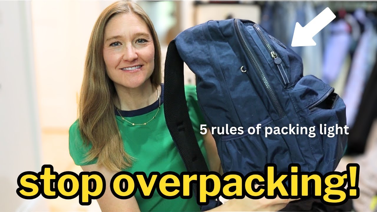 How To Pack For ONE WEEK IN ONE BACKPACK (minimalist packing list + summer outfit ideas)