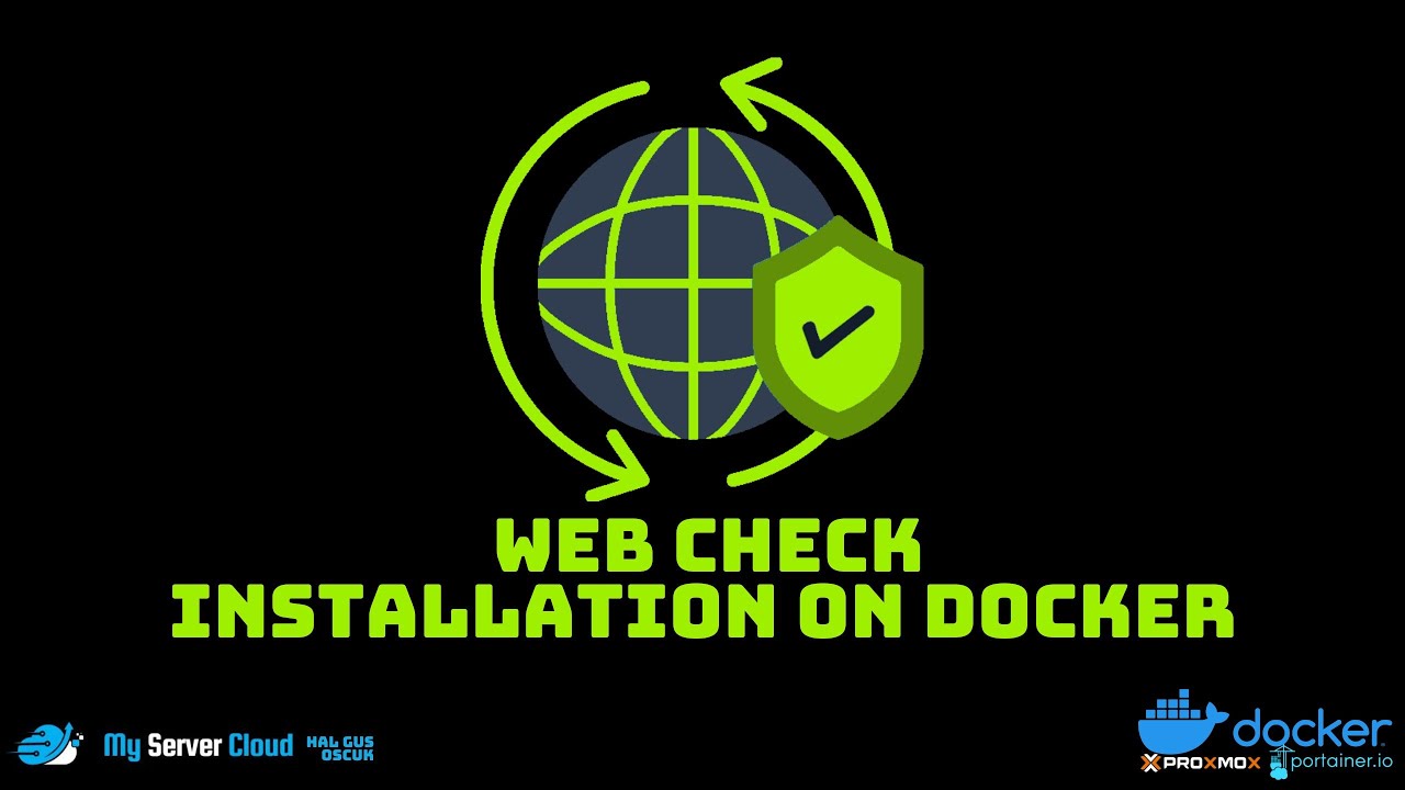 Installing WebCheck on Docker using Portainer