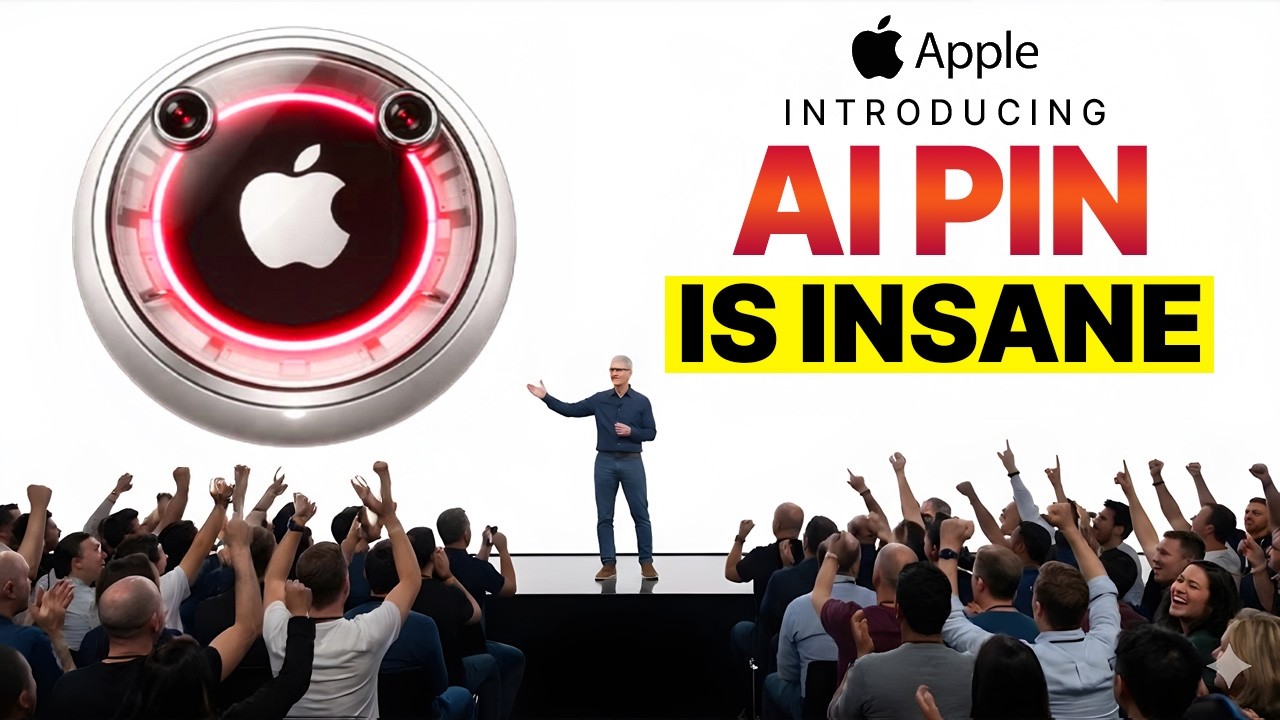 Новый значок Apple AI Pin &mdash; это просто нечто!