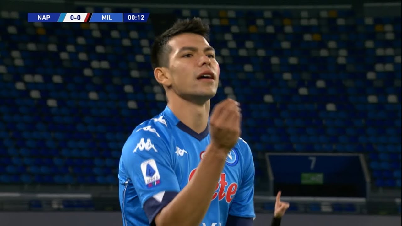 Hirving Lozano vs Milan (Serie A) HD || 22/11/2020