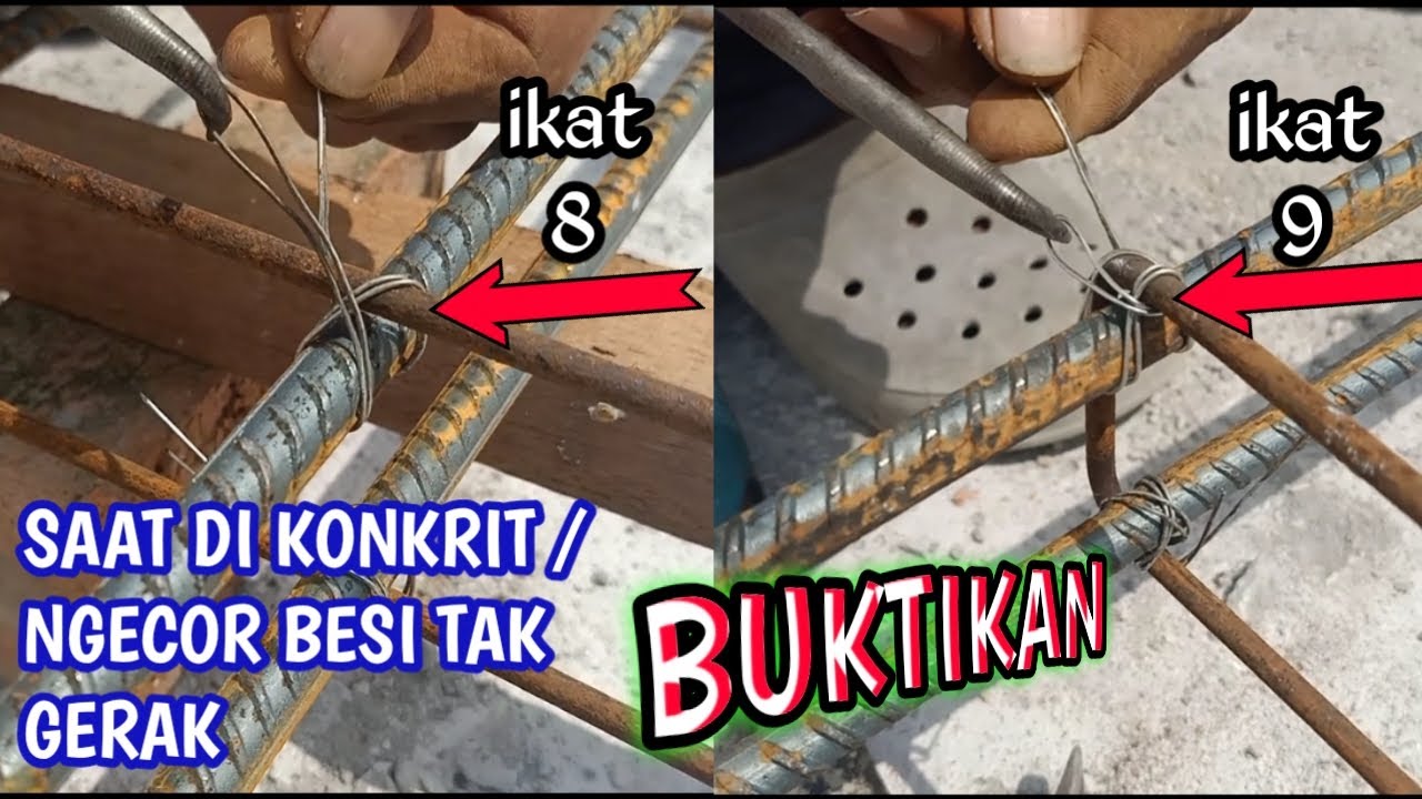 CARA IKAT BESI YANG BENAR MUDAH DAN CEPAT