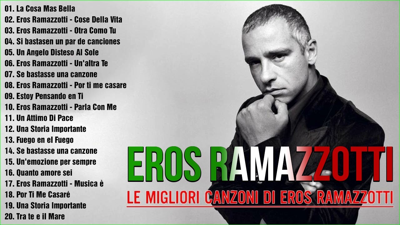 Le Canzoni Più Belle di Eros Ramazzotti – Il Meglio di Eros Ramazzotti – Italian Classics 80s 90s