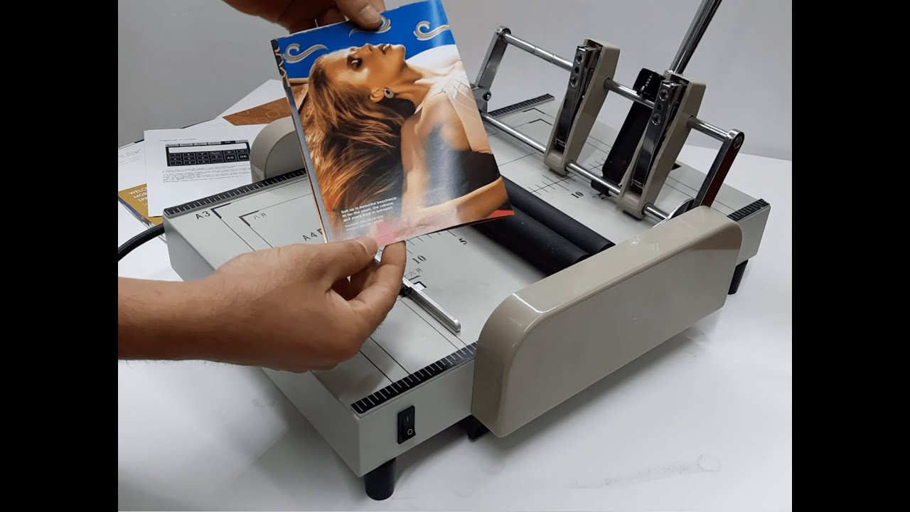 Operación Tamerica Booklet Maker Machine TPI-MBM A3
