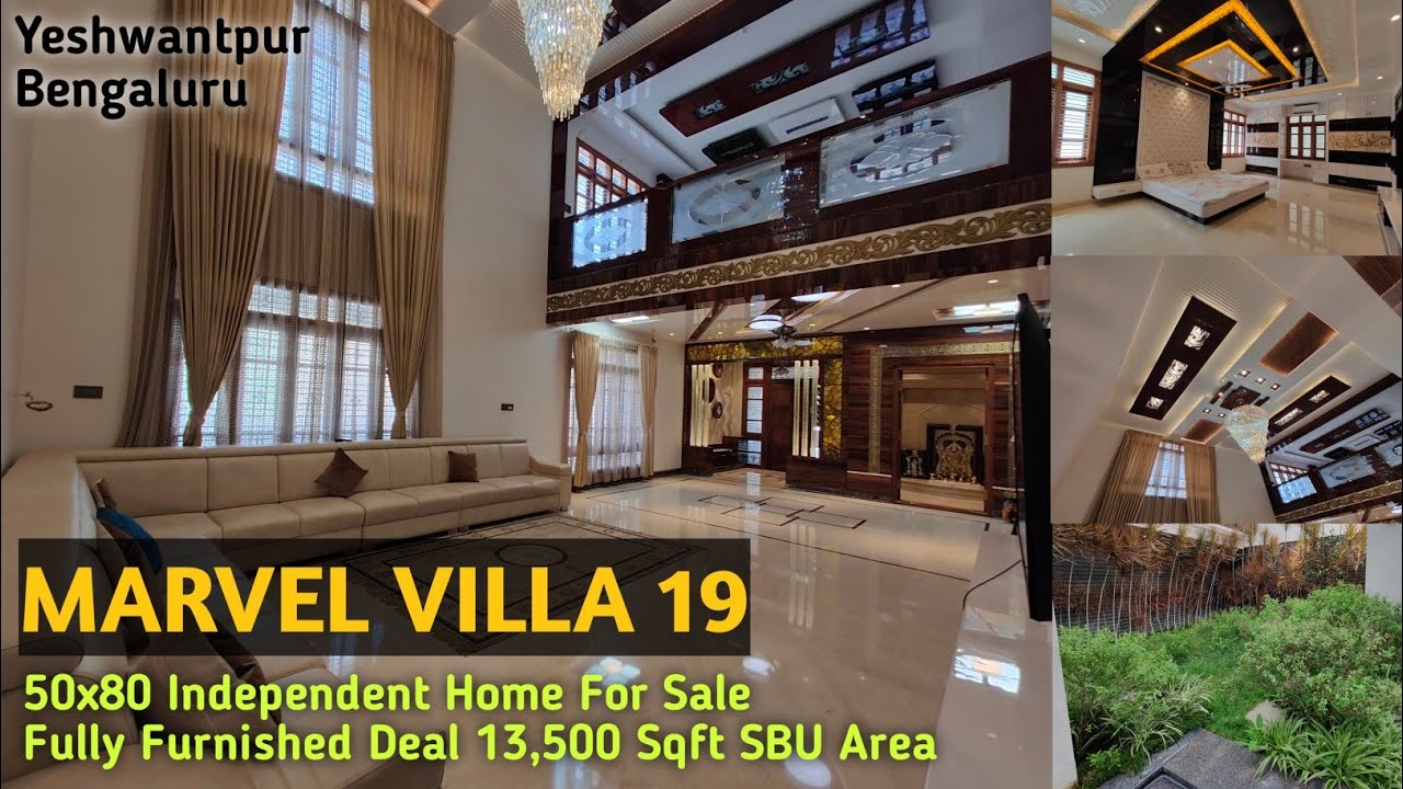 Marvel Villa 50x80 | Independent Luxury Home For Sale Yeshwantpur Bengaluru