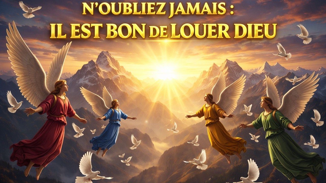 N'oubliez jamais : il est bon de louer Dieu.